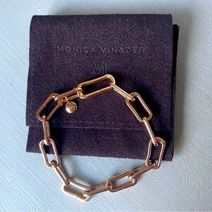 MONICA VINADER Gold Link Bracelet